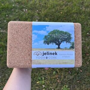 NWT Jelinek Yoga Cork Block
